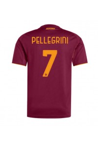 AS Roma Lorenzo Pellegrini #7 Jalkapallovaatteet Kotipaita 2025-26 Lyhythihainen